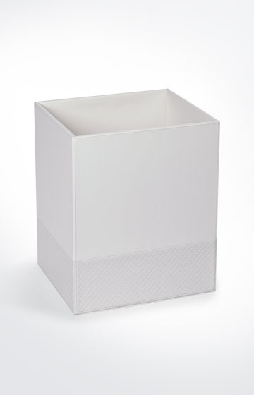 Papierkorb Bathline, Weiß