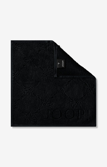 JOOP! Uni-Cornflower Face Towel in Black