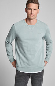 Sweatshirt Aari in hellgrün