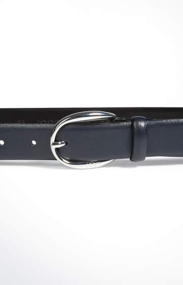 Klassischer Gürtel in Nacht-Blau