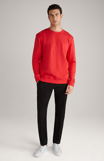 Baumwoll-Sweatshirt Salazar in Rot