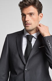 Anzug Herby-Blayr in Mittelgrau gemustert