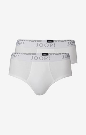 2er-Pack Fine Cotton Stretch Slip in Weiß