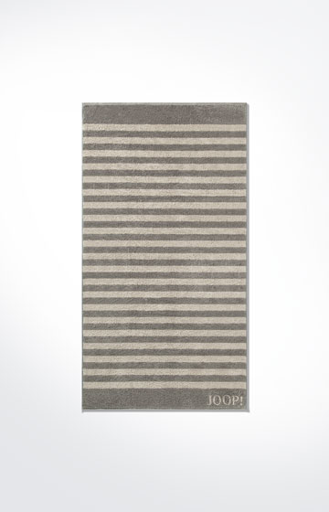 Duschtuch Classic Stripes, Graphit