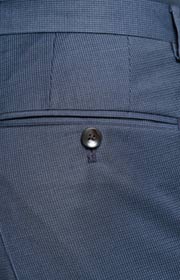 Baukasten-Hose Blayr in Navy gemustert