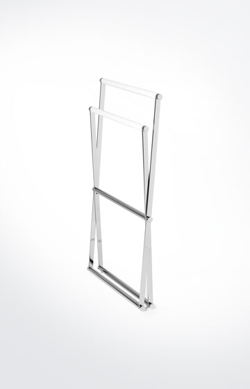 Handtuchständer Chromeline, Silber/Weiß