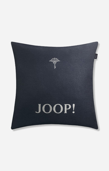 Dekoracyjna poszewka na poduszkę z kolekcji JOOP! CHAINS w kolorze granatowym