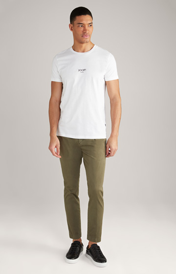 Alexis cotton T-shirt in white