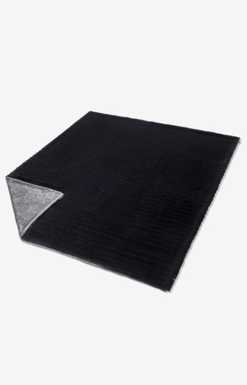 JOOP! GLAM throw in black, 130 x 170 cm