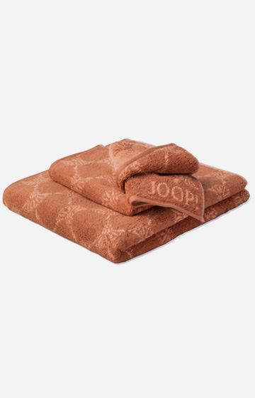JOOP! CLASSIC CORNFLOWER wash mitt in copper