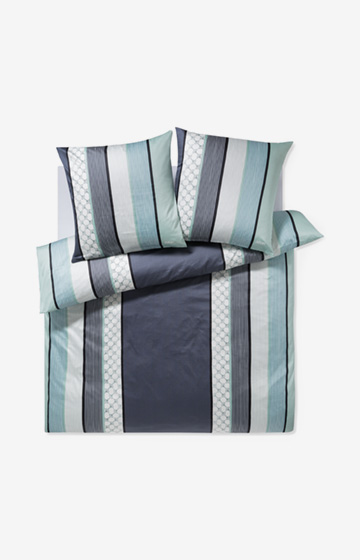 Bettwäsche Cornflower Stripes, Deep Sea
