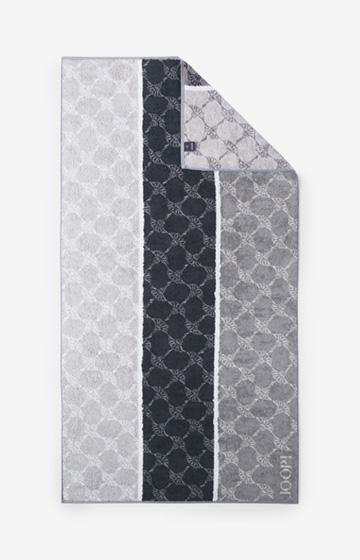 Duschtuch Cornflower Stripes, Schwarz