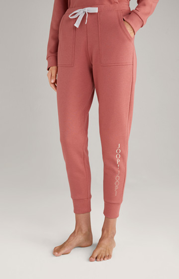 Loungewear Jogging Trousers in Dark Rosé