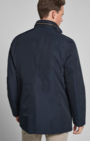 Wattierter Mantel Dannie in Dark Navy 