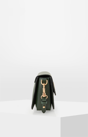 Schultertasche Uma Nausica in Dunkelgrün