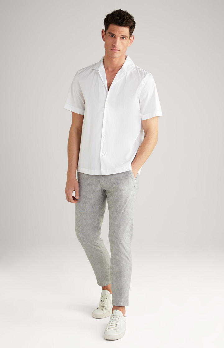 Kawai cotton-blend shirt in white