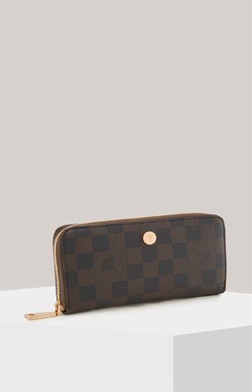 Piazza Edition Aurora handbag in dark brown/rosé