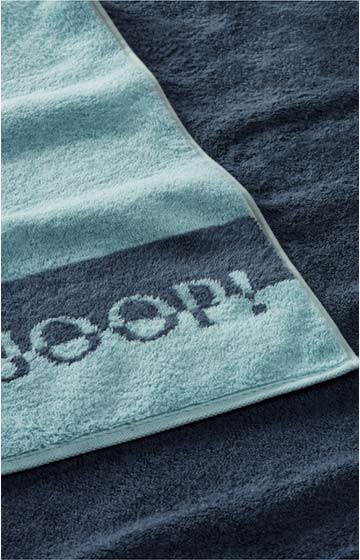 Ręcznik kąpielowy JOOP! SHADES STRIPE w kolorze turkusowym