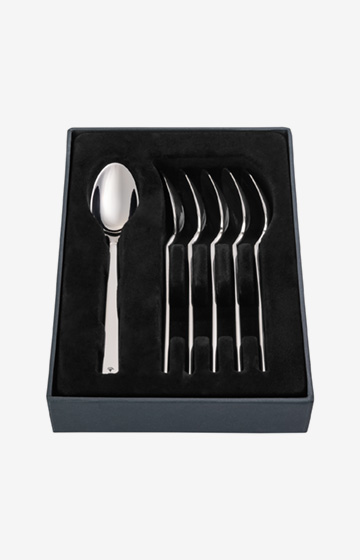 Dining Glamour Espresso Spoons - Set of 6 in Shiny Look