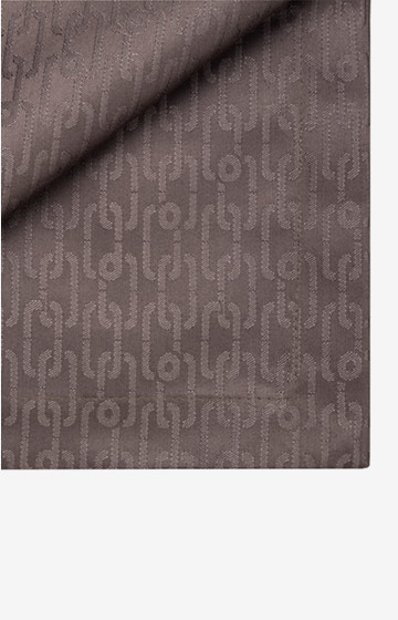JOOP! CHAINS ALLOVER tablecloth in taupe, 140 x 210 cm