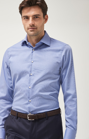 Hemd Mika - bügelfrei - in Dunkelblau