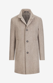 Mantel Maron in Beige-Melange