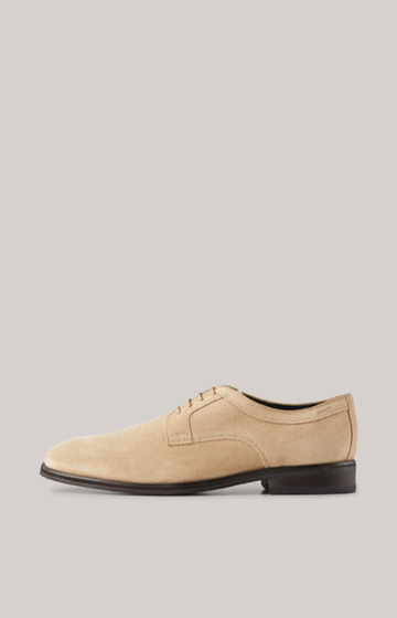 Lace-Up Velluto Kleitos in Cappuccino