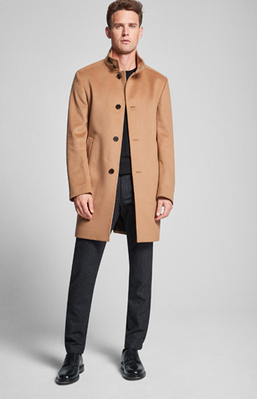 Mantel Maron in Camel