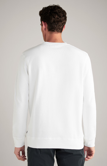 Sweatshirt Salazar in Weiß