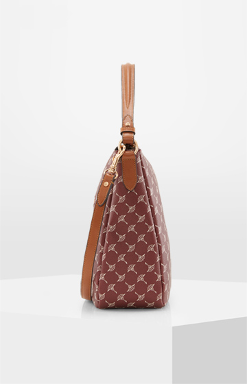 Hobo-Bag Athina Cortina in Burgund-Braun