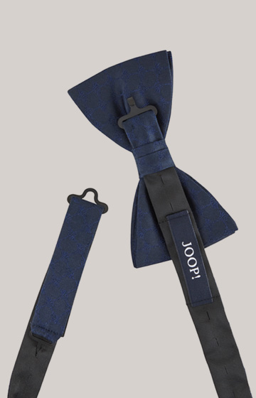 Silk Bow Tie in Dark Blue