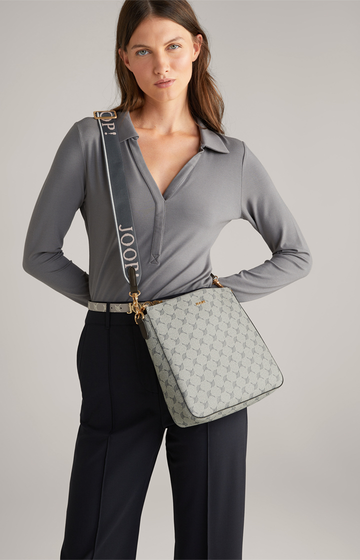 Mazzolino Diletta Jasmina Shoulder Bag in Grey