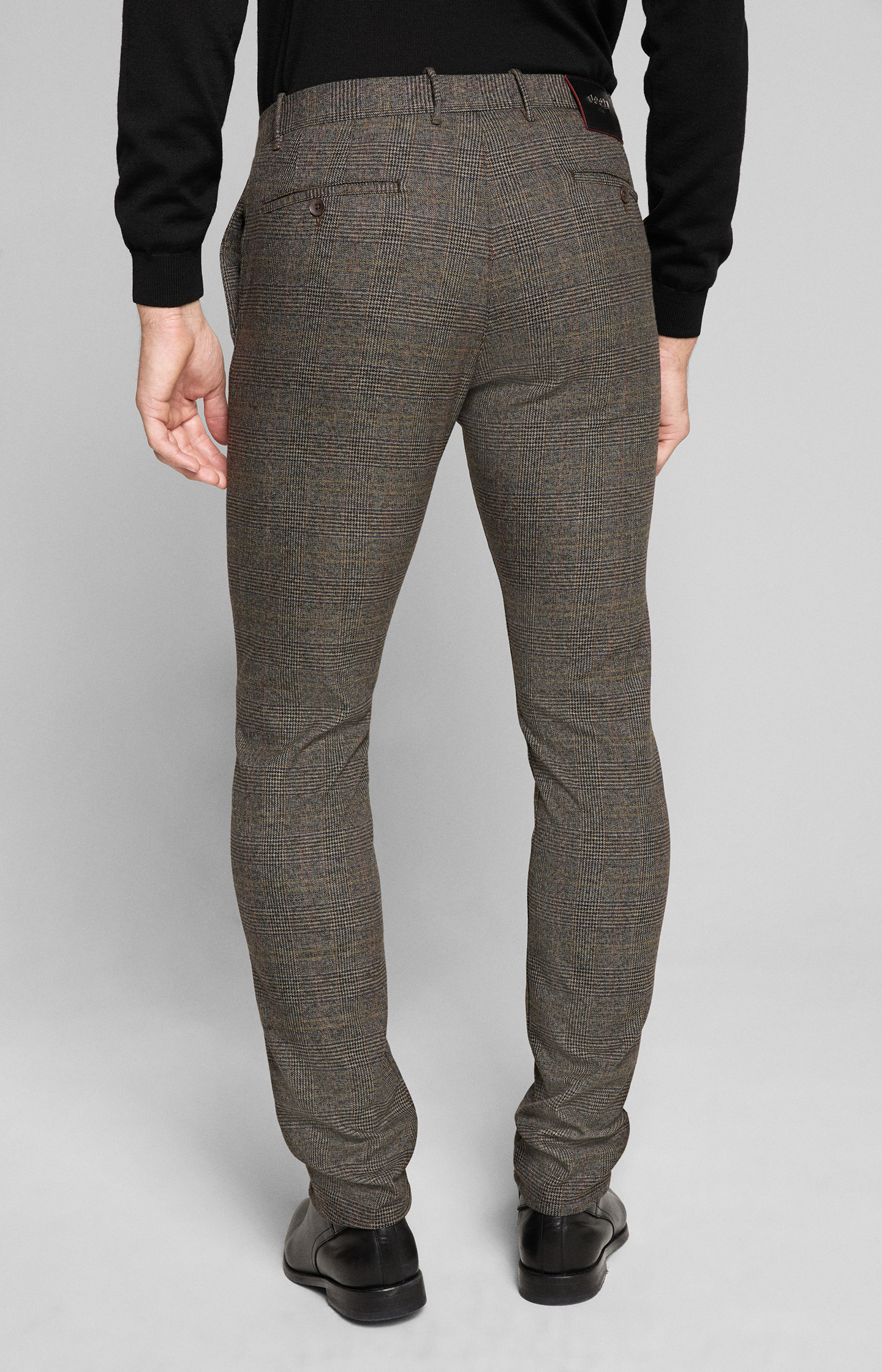 Hose Steen in Hellbraun kariert - im JOOP! Online-Shop