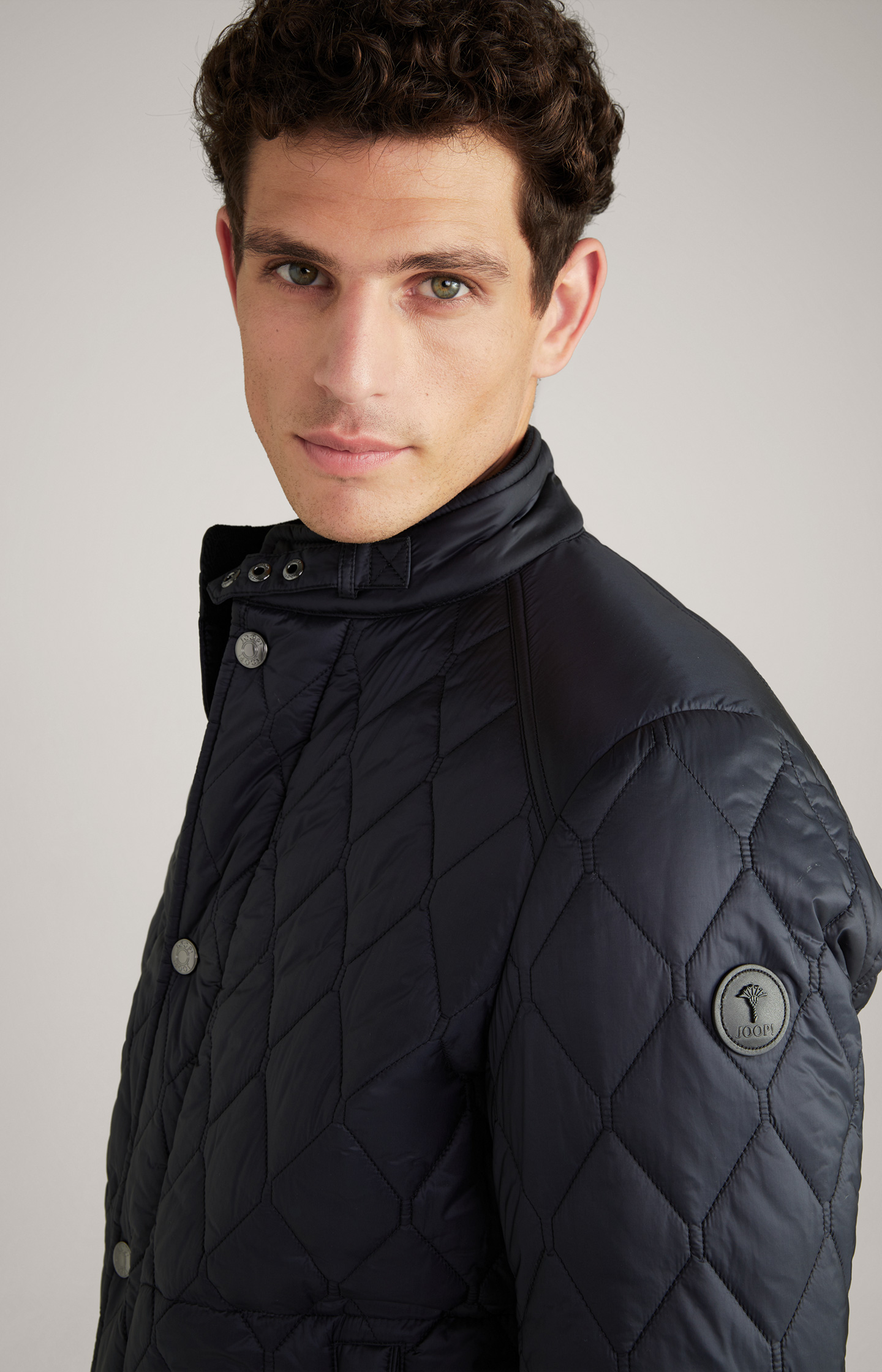 Clayson Quilted Jacket in Dark Blue - in the JOOP! Online Shop