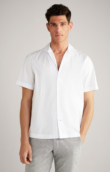 Kawai cotton-blend shirt in white