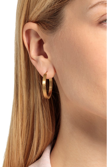 Hoop Earrings in Gold