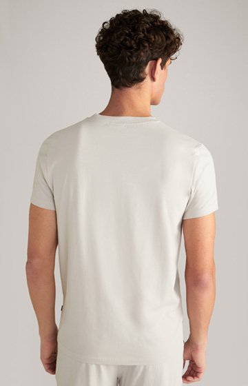 Loungewear T-shirt in Light Beige