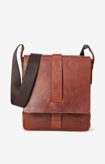 Schultertasche Loreto Paris in Braun