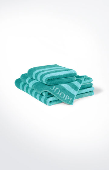 Frottierserie Classic Stripes, Türkis