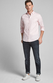 Hemd Haven in light Rosé