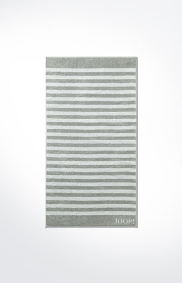 Duschtuch Classic Stripes, Silber-Grau