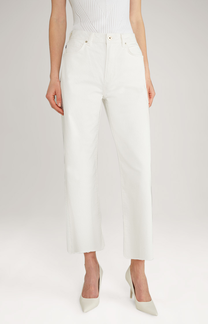 Culotte jeans in off-white