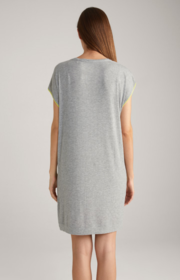 Loungewear Longshirt in Grey Melange
