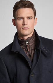 Mantel Micor in Dunkelblau