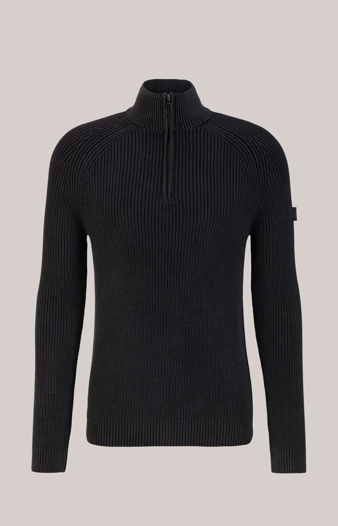 Henricus Cotton Jumper in Black/Grey - in the JOOP! Online Shop
