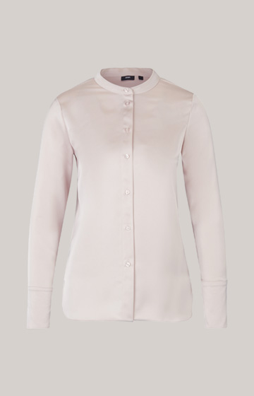 Satin Blouse in Delicate Pink