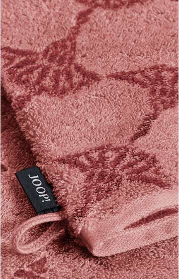 Rękawica do mycia CLASSIC CORNFLOWER marki JOOP! w kolorze różowym, 16 x 22 cm