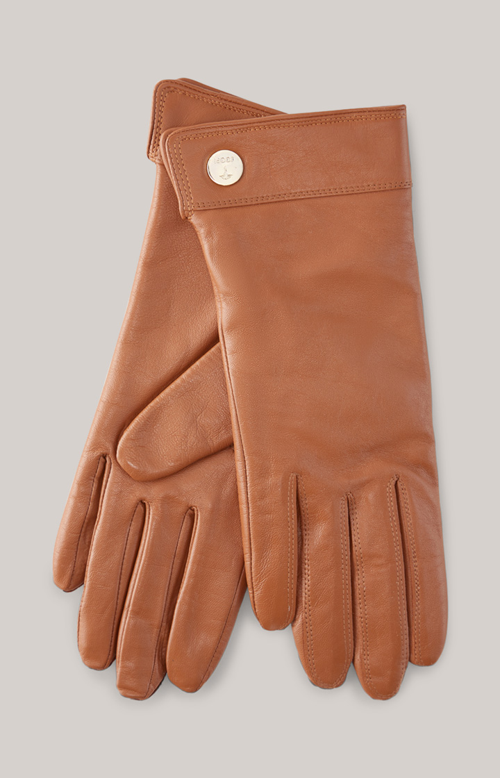Leather Gloves in Cognac
