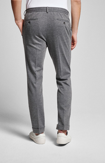 Jersey-Hose Energy in Mittelgrau meliert