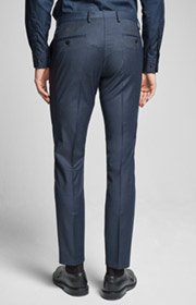 Baukasten-Hose Blayr in Navy gemustert